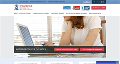 Desktop Screenshot of insurance-schools.com